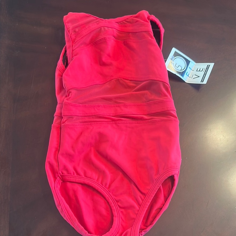 Five Dancewear Red Leo